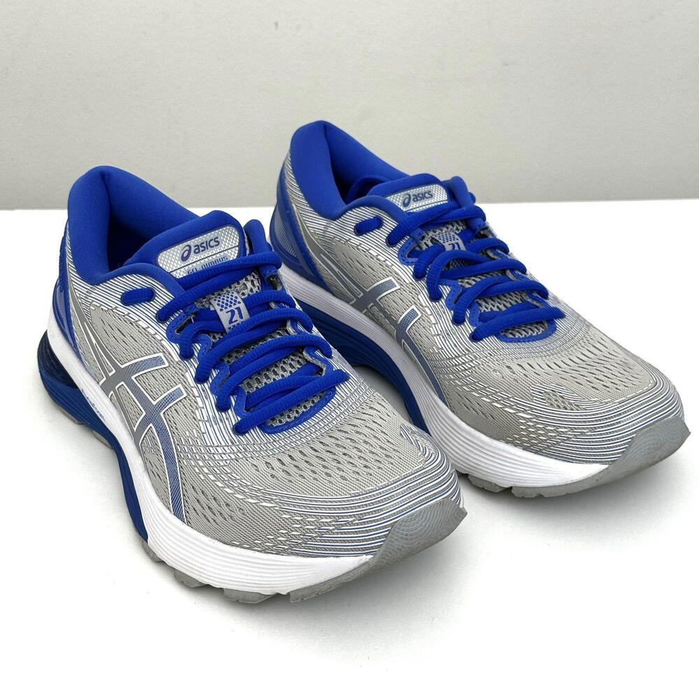 Size 8 - ASICS Gel Nimbus 21 Mid Grey Blue W